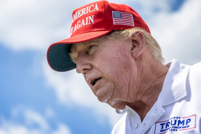 Fotografía de archivo del presidente de EE.UU. Donald Trump. Foto La Hora: EFE