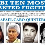 En esta imagen, publicada por el FBI, aparece el cartel de búsqueda de Rafael Caro Quintero. Foto La Hora: AP/FBI