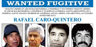 En esta imagen, publicada por el FBI, aparece el cartel de búsqueda de Rafael Caro Quintero. Foto La Hora: AP/FBI