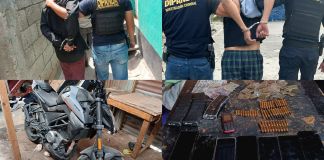 Investigadores de la PNC en allanamiento realizado en zona 18. Foto La Hora: PNC