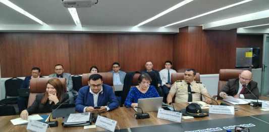 La titular de la Secretaría Privada de la Presidencia, Ana Glenda Tager, se encarga de la metodología para la elaboración de una nueva ley de transportes. Foto: La Hora