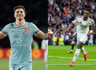 Atlético de Madrid y Real Madrid se miden este miércoles enla vuelta de los octavos de final de la UEFA Champions League. Foot La Hora: AP.