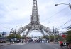 Bloqueo sobre la 2nda calle y 7ma avenida de la zona 9