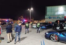 Agentes del departamento de tránsito PNC neutralizaron a un grupo de conductores que se disponían a realizar carreras clandestinas.