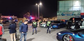 Agentes del departamento de tránsito PNC neutralizaron a un grupo de conductores que se disponían a realizar carreras clandestinas.