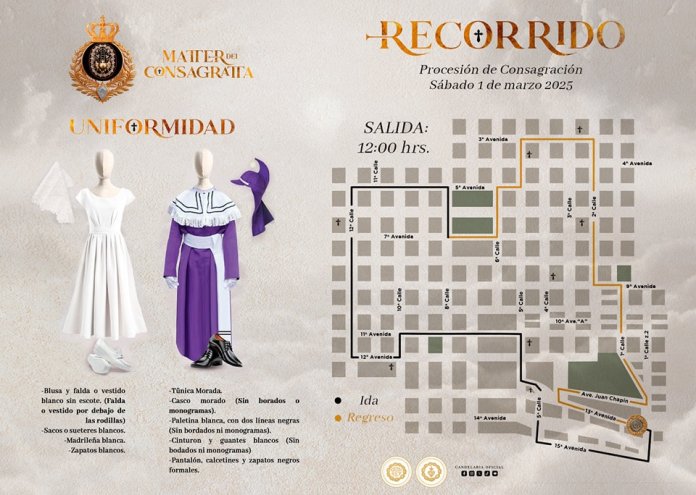 recorrido procesión Candelaria