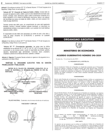 Decreto 2-2025