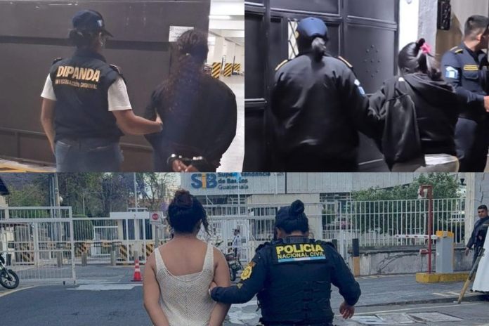 Agentes de la PNC capturaron a 3 mujeres vinculadas a este delito, así también notificando a una privada de libertad sobre un nuevo delito.