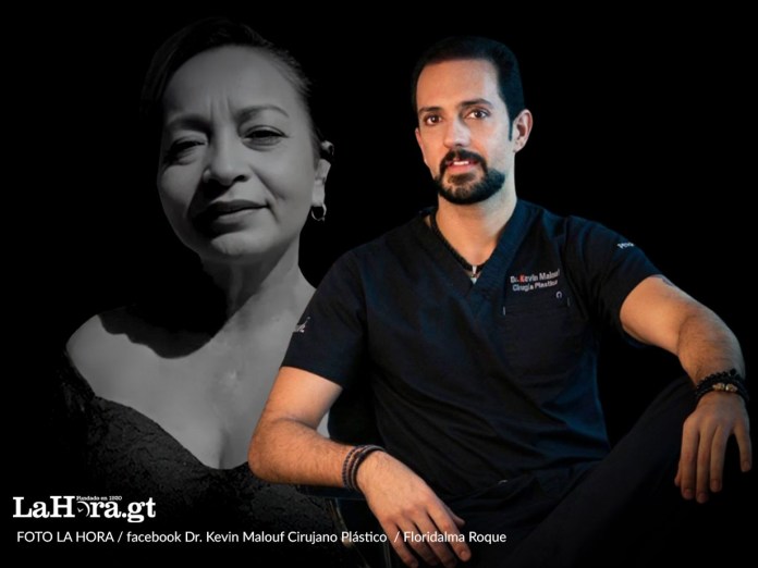 Caso Floridalma Roque En la fotografía Floridalma Roque y el cirujano Kevin Malouf