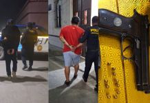 PNC captura a tres hombres por portación ilegal de armas de fuego y una orden de captura por usurpación Dos personas detenidas por portación ilegal de armas de fuego. Foto La Hora: PNC