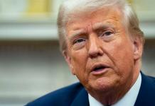 EE.UU.: Donald Trump anuncia aranceles a las importaciones de productos agrícolas desde abril El presidente estadounidense, Donald Trump, anunció este lunes que impondrá aranceles a las importaciones de productos agrícolas a partir del 2 de abril. Foto La Hora: EFE