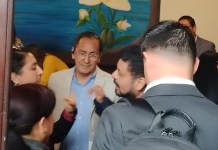 Hugo Monroy, ministro de Alejandro Giammattei, asesora a diputados de Vamos. Foto: La Hora