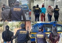 Presuntos extorsionistas son capturados tras 11 allanamientos en la ciudad capital Autoridades realizaron 11 diligencias de allanamiento, en las cuales se capturaron de 6 personas relacionadas con el delito de extorsión.