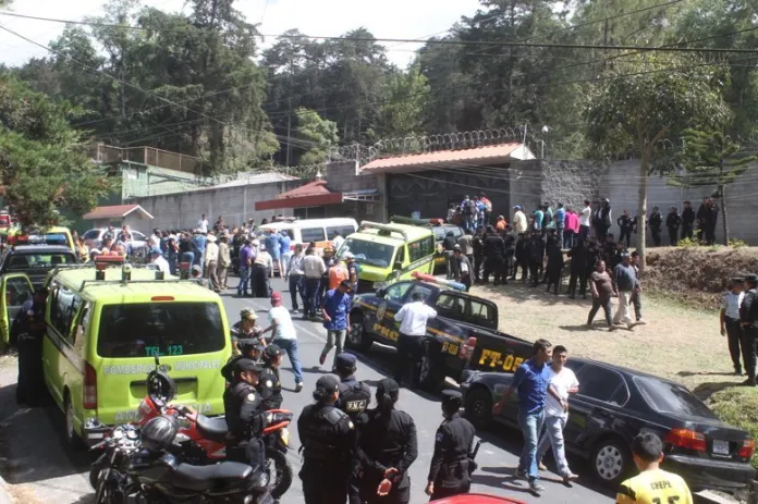 El incendio ocurrió el 8 de marzo de 2017 en el Hogar Seguro y provocó la muerte de 41 niñas. Foto La Hora: ARCHIVO