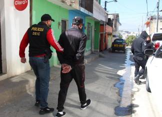 Detenido en el caso Visas Falsas en febrero de 2023. Foto La Hora: PNC.