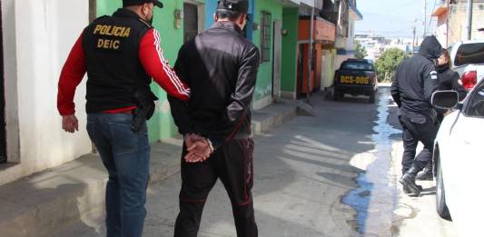 Detenido en el caso Visas Falsas en febrero de 2023. Foto La Hora: PNC.