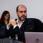 Juan Carlos Bidegain, ministro de Gobernación de El Salvador requerido en Guatemala. Foto La Hora: Ministerio de Gobernación El Salvador