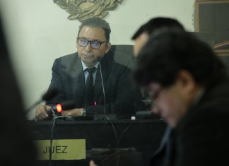 Juez de Primera Instancia Penal de Chiquimula, Juan José Regalado Rivas. Foto La Hora: Instituto de la Víctima.