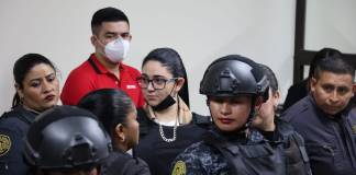 María Fernanda Bonilla y su guardaespaldas, José Luis Marroquín Ovalle, acusados por la muerte de Melisa Palacios. Foto La Hora: Instituto de la Víctima