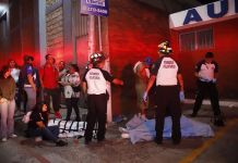 Ataque armado dejó cinco fallecidos en Boca del Monte. Foto La Hora: Bomberos Voluntarios