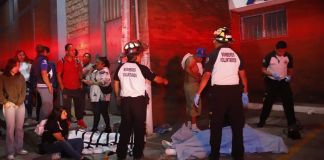 Ataque armado dejó cinco fallecidos en Boca del Monte. Foto La Hora: Bomberos Voluntarios