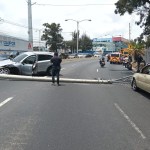Accidentes y eventos complican el tránsito en la Ciudad de Guatemala este viernes 28 de marzo. Foto La Hora: PMT de la Ciudad de Guatemala.