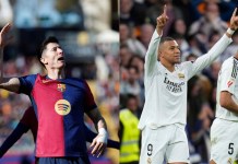 Lewandowski y Mbappé se disputan el pichichi de LaLiga: Así marcha el goleo Lewandowski y Mbappé se disputan el pichichi de LaLiga: Así marcha el goleo. Foto La Hora: AP.