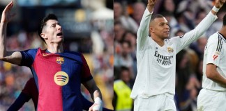 Lewandowski y Mbappé se disputan el pichichi de LaLiga: Así marcha el goleo. Foto La Hora: AP.