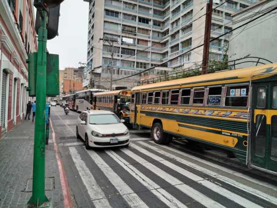 Protesta de rutas cortas