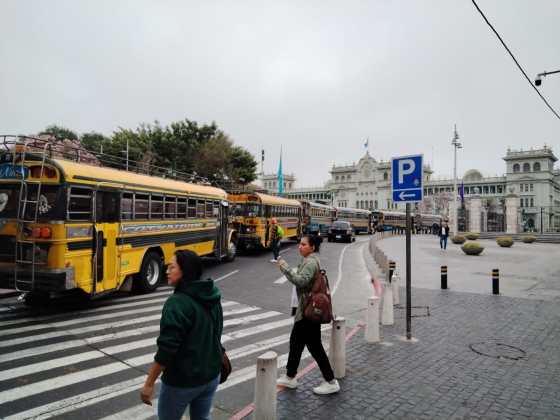 Protesta de rutas cortas