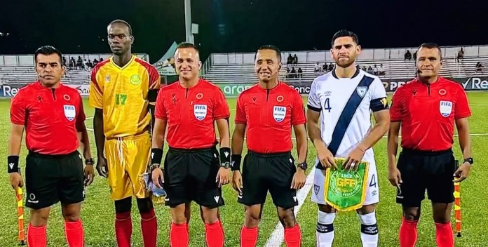 Guatemala perdió esta noche ante Guyana. Foto La Hora: Fedefut.