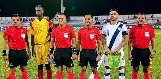 Guatemala perdió esta noche ante Guyana. Foto La Hora: Fedefut.