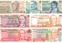 ¿Quiénes son y qué representan los personajes que aparecen en los billetes? Foto La Hora: Libro “Un Quetzal, una moneda, un siglo del Banguat.