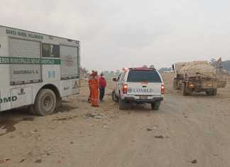 Incendio en vertedero de AMSA