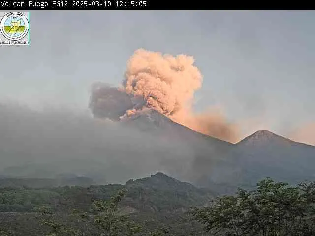 Insivumeh por volcán de Fuego: Calidad del aire pasa de 