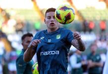 El León mexicano, que dirige el argentino Eduardo Berizzo y donde juega el colombiano James Rodríguez, ha quedado fuera del Mundial de Clubes. Foto La Hora: EFE Archivo.