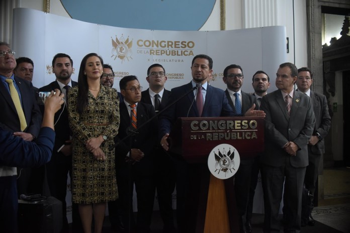 Junta Directiva del Congreso. Foto La Hora: José Orozco.