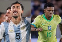 «Yo tengo un Mundial y vos 0»: El cruce de palabras entre Paredes y Rodrygo en la victoria de Argentina Leandro Paredes y Rodrygo