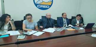 Autoridades del Departamento de Tránsito de la PNC acudieron a una citación por cambios a la Ley de Tránsito. Foto: La Hora