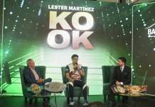 Banrural aplaude el logro de Lester Martínez, resaltando su esfuerzo y perseverancia El deportista Lester Martínez compartió su experiencia junto al gerente general de Banrural Juan Luis Fonseca. Foto La Hora: José Orozco.