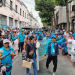 Integrantes de sindicatos del área de Salud llegan al Congreso para buscar beneficios económicos. Foto: La Hora