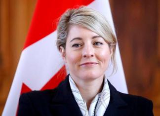 Fotografía de archivo de la ministra canadiense de Asuntos Exteriores, Melanie Joly. Foto La Hora: EFE Archivo