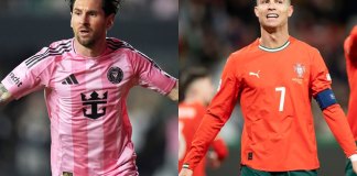 Messi y Cristiano Ronaldo