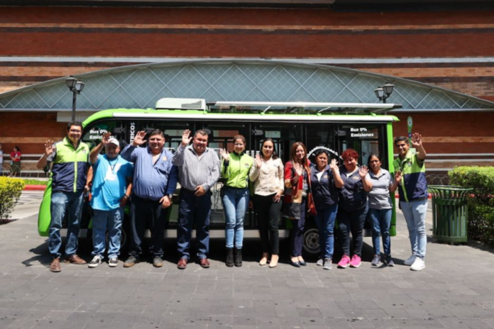 Transportes eléctricos de Guatemala, los nuevos minibuses y su nueva ruta en zona 11. Foto: Muniguate