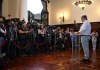 Ministro de Gobernación en conferencia
