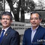 El Ministro de Salud Joaquín Barnoya y el viceministro Edgar González
