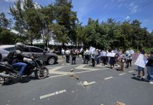 Bloqueos en la ciudad generan caos vehicular en varias zonas Foto La Hora: José Orozco