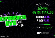 ¿Acompañando a su hijo para la elección de carrera Universitaria? conoce más en Experiencia 2025 UVG La "Experiencia UVG 2025" se realizará el 15 de marzo, abriendo sus puertas para conocer los detalles de sus carreras y procesos de inscripción. Diseño: Víctor García y UVG.