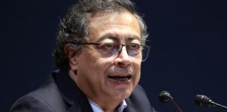 Fotografía de archivo del presidente de Colombia, Gustavo Petro, en Ciudad de México. Foto La Hora: EFE Archivo.