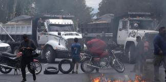 Protesta en el Periferico